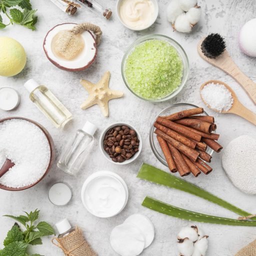 top-view-natural-cosmetics-table
